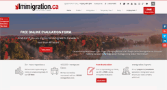 Desktop Screenshot of immigration.ca