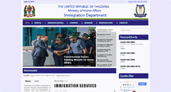 Desktop Screenshot of immigration.go.tz