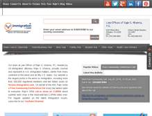 Tablet Screenshot of immigration.com
