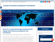 Tablet Screenshot of immigration.net.in