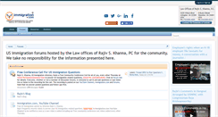 Desktop Screenshot of forums.immigration.com